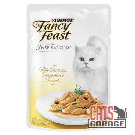 Fancy Feast Inspirations Chicken, Courgette & Tomato Pouch Cat Food 70g