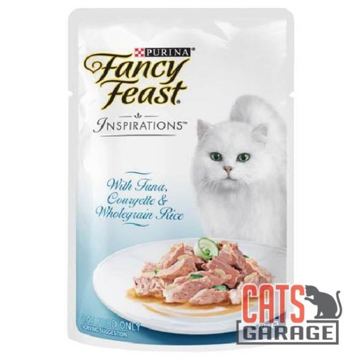 Fancy Feast Inspirations Tuna, Courgette & Whole Grain Rice Pouch Cat Food 70g