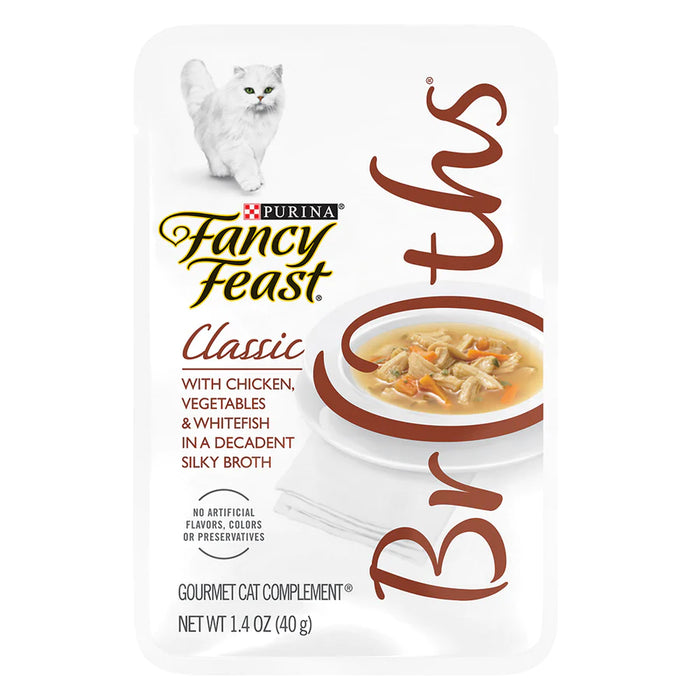 Fancy Feast Classic Whitefish Broth 40g (3 Flavours)