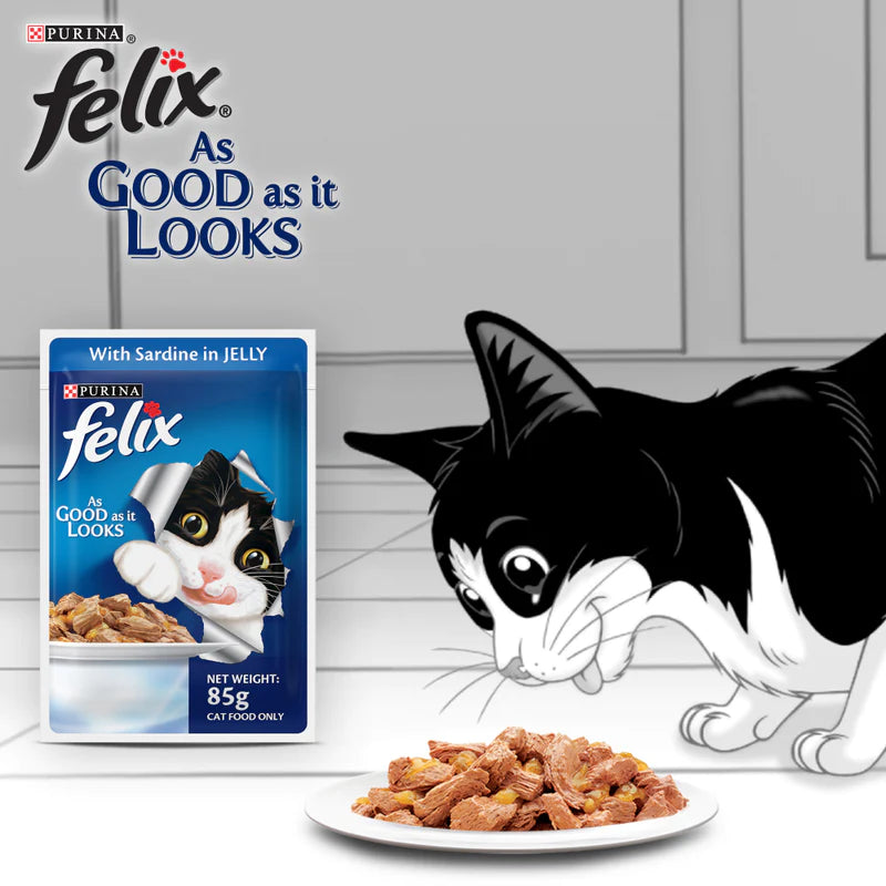 Purina Felix in Jelly 85g X24 (7 Type)