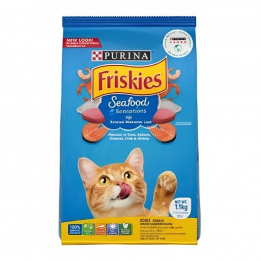 FRISKIES Seafood Sensation Cat Dry Food 1.1kg