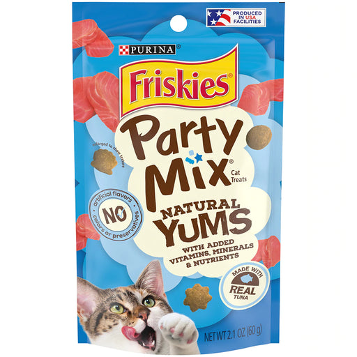 FRISKIES Party Mix Natural Yums with Real Tuna 60g