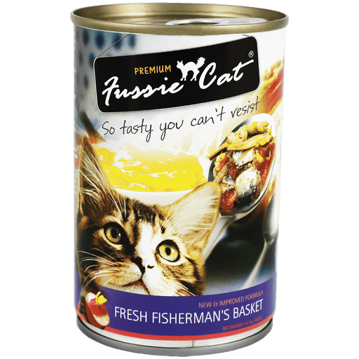 Fussie Cat Fresh Fishermans Basket Cat Wet Food 400g X24