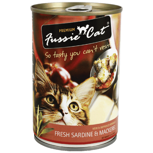 Fussie Cat Fresh Sardine & Mackerel Cat Wet Food 400g X24