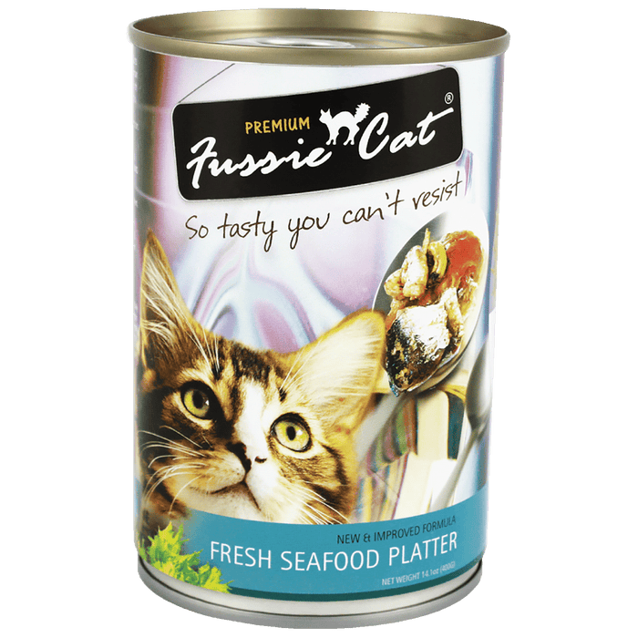 Fussie Cat Fresh Seafood Platter Cat Wet Food 400g X24
