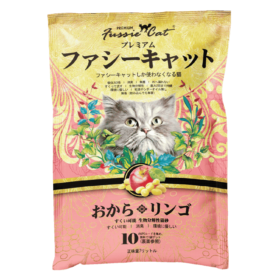 Fussie Cat Soybean APPLE Litter 6L X6