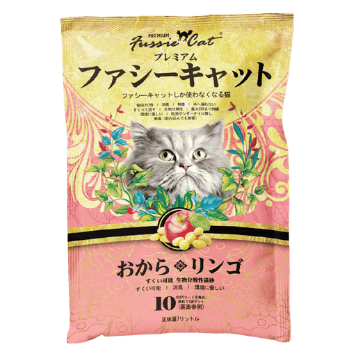 Fussie Cat Japanese Soybean APPLE Litter 7L X6