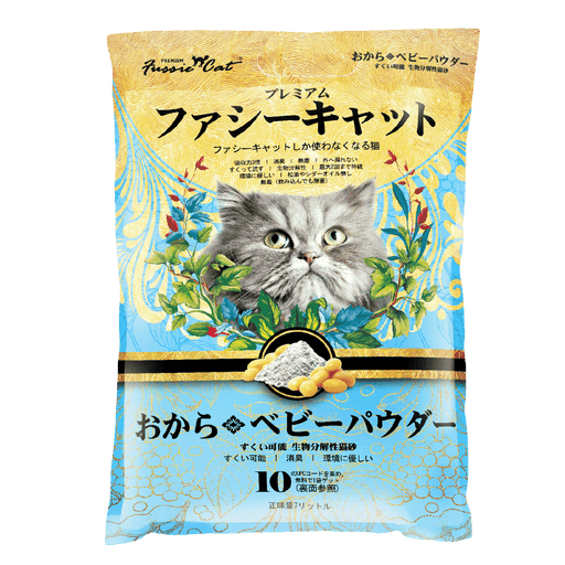 Fussie Cat Japanese Soybean BABY POWDER Litter 7L X6