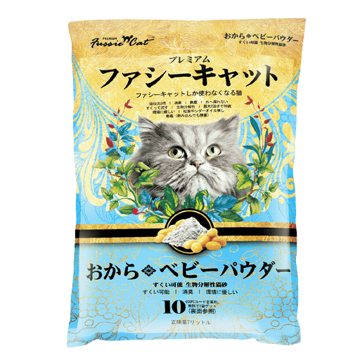 Fussie Cat Soybean BABY POWDER Litter 6L X6