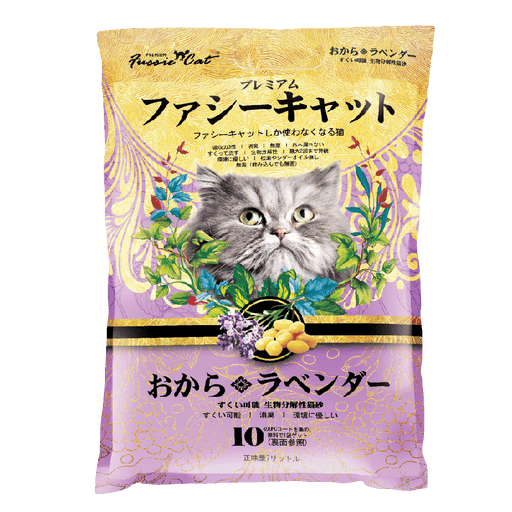 Fussie Cat Japanese Soybean LAVENDER Litter 7L X6