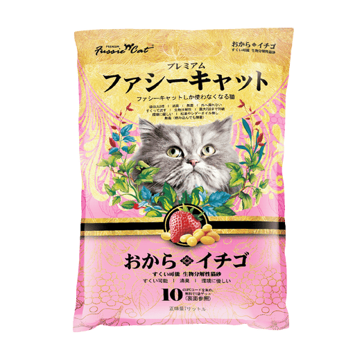 Fussie Cat Japanese Soybean STRAWBERRY Litter 7L X6
