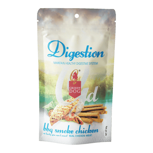 Greedy Dog Digestion BBQ Smoke Chicken Formula 80g X12