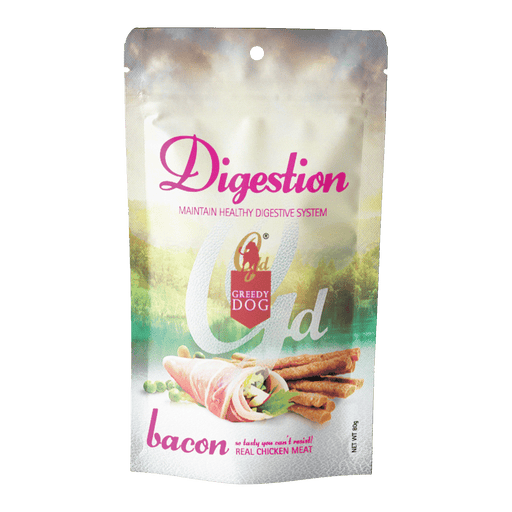 Greedy Dog Digestion Bacon Formula 80g X12