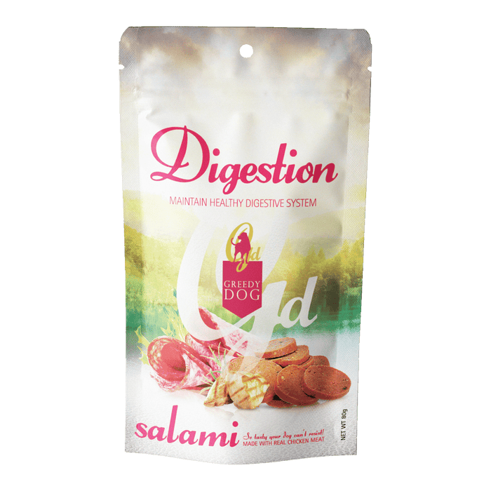 Greedy Dog Digestion Salami Formula 80g X12