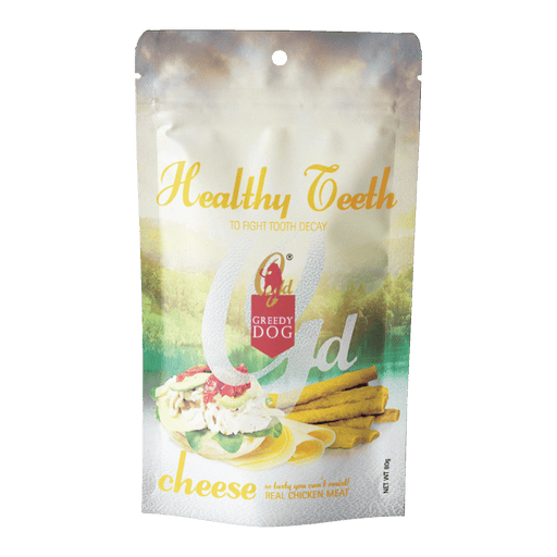 Greedy Dog Health Teeth Cheese Formula 80g X12