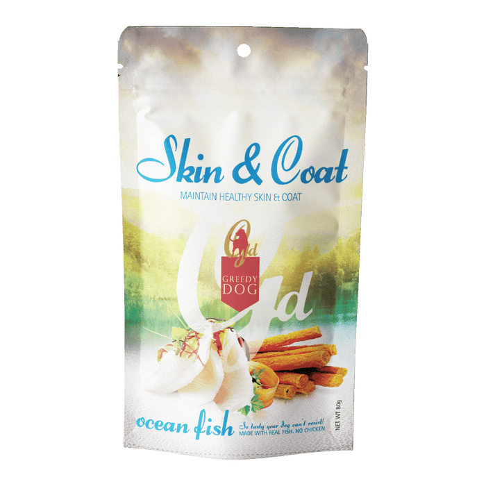 Greedy Dog Skin & Coat Ocean Fish Formula 80g X12