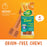 Happi Doggy Zest Orange 4 Inch Dental Dog Chew 25g X 50 Pcs