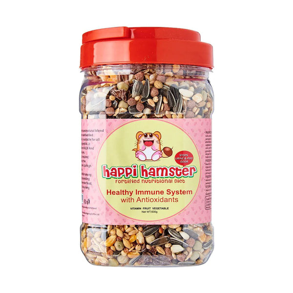 Happi Hamster Healthy Immune System Fortified Nutritional Diet 600g
