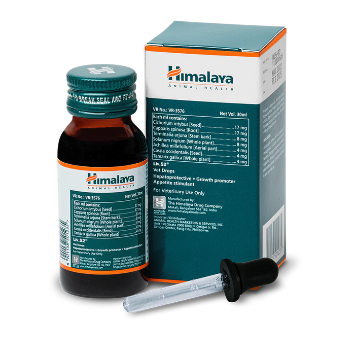 Himalaya Liv. 52 Vet Drops (Liver & Appetite Stimulant) 30ml
