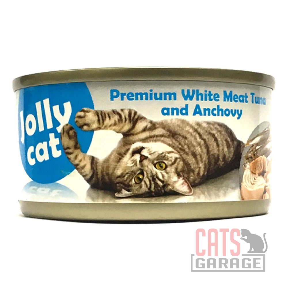 Jolly Cat Premium - White Meat Tuna & Anchovy 80g