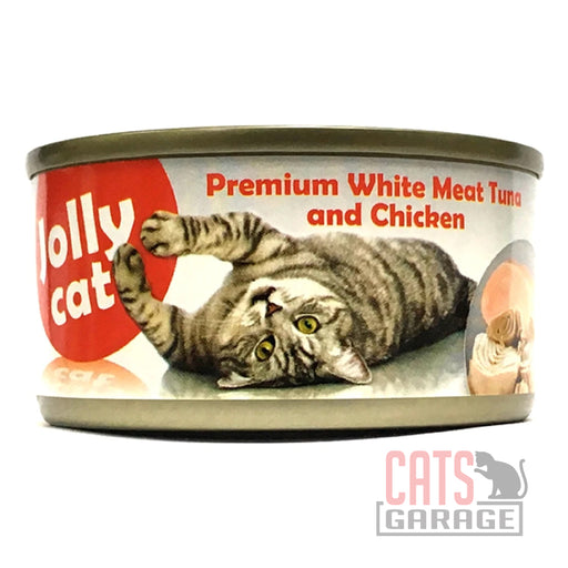 Jolly Cat Premium - White Meat Tuna & Chicken 80g