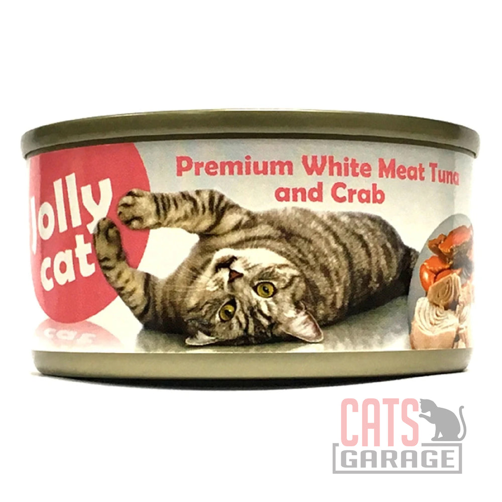 Jolly Cat Premium - White Meat Tuna & Crab 80g