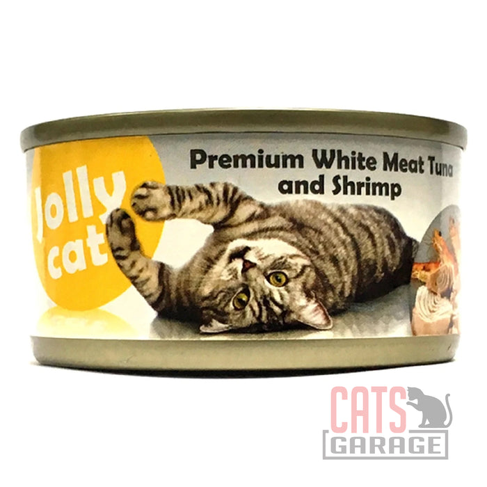 Jolly Cat Premium - White Meat Tuna & Shrimp 80g