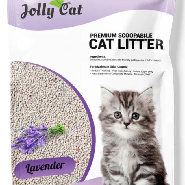 Jolly Cat Bentonite Litter LAVENDER Cat Sand Litter  10L