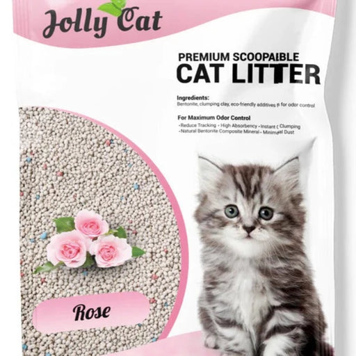 Jolly Cat Bentonite Litter ROSE Cat Sand Litter 10L