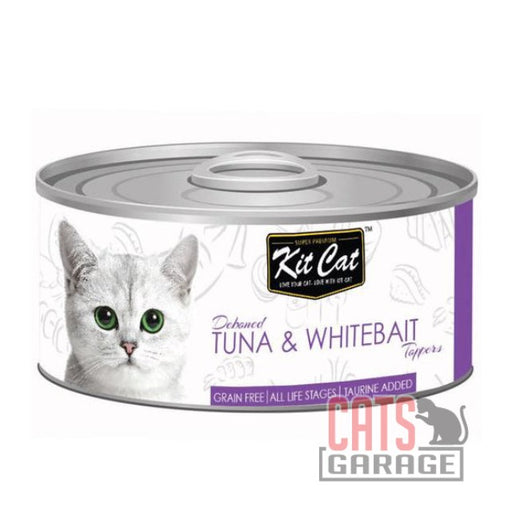 KitCat Deboned Tuna & Whitebait Toppers 80g