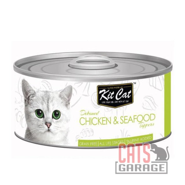 KitCat Deboned Chicken & Seafood Toppers 80g