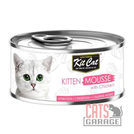 KitCat Kitten Mousse Chicken 80g (2 Sizes)