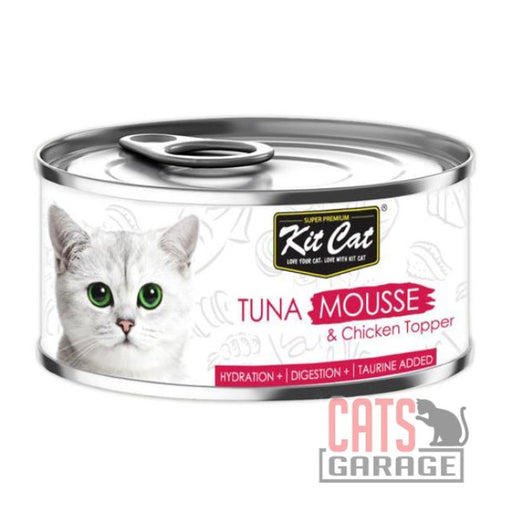 KitCat Tuna Mousse & Chicken Topper 80g
