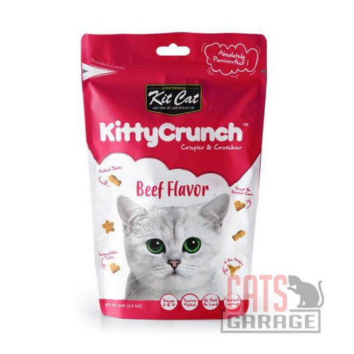 KitCat KittyCrunch Beef Flavor Cat Treats 60g