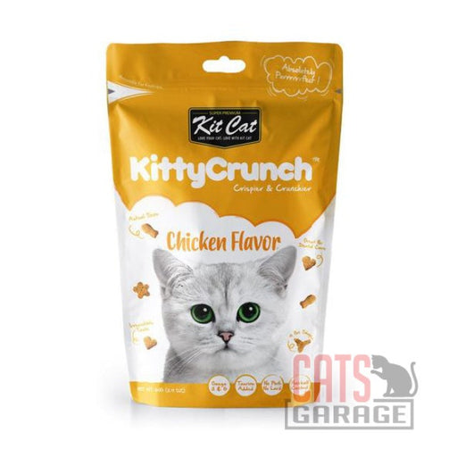 KitCat KittyCrunch Chicken Flavor Cat Treats 60g