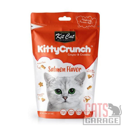 KitCat KittyCrunch Salmon Flavor Cat Treats 60g