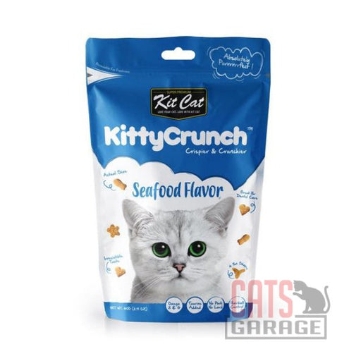 KitCat KittyCrunch Seafood Flavor Cat Treats 60g
