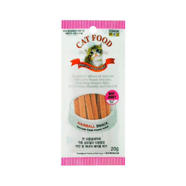 Bow Wow Beef Jerky Slice Cat Treat 20g
