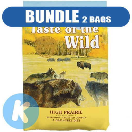 Taste of the Wild - High Prairie Recipe with Roasted Bison & Roasted Venison Canine Dry Dog Food 12.2kg