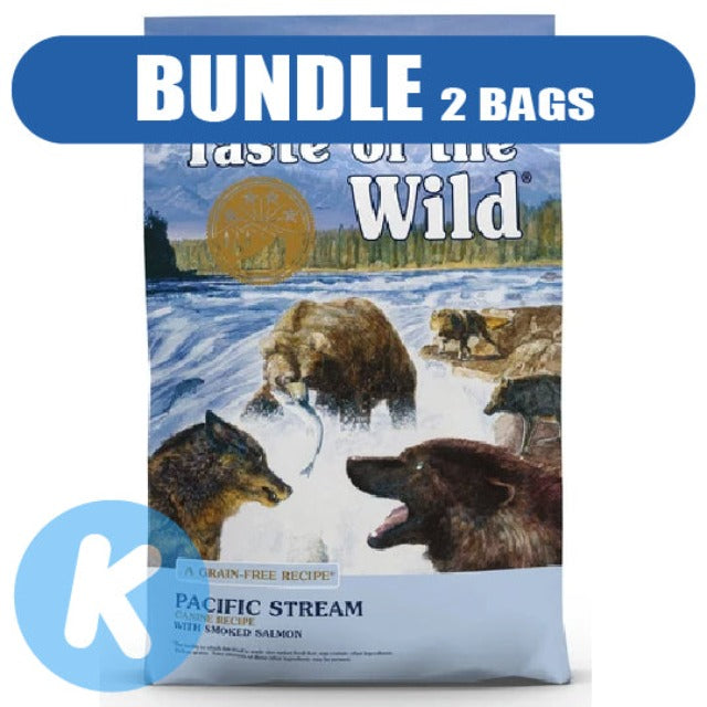 Taste of the Wild Canine Pacific Stream Smoked Salmon Dry Dog Food 12.2kg