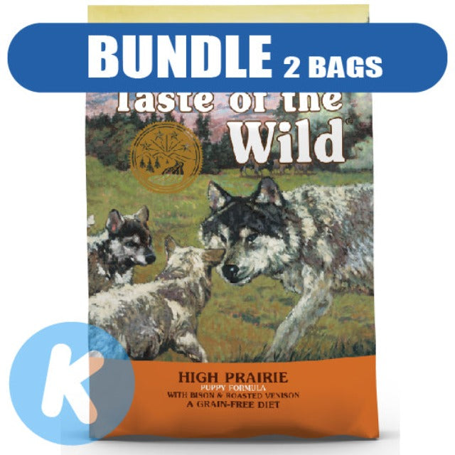 Taste of the Wild Canine High Prairie Puppy Roasted Bison Dry PUPPY Food 12.2kg
