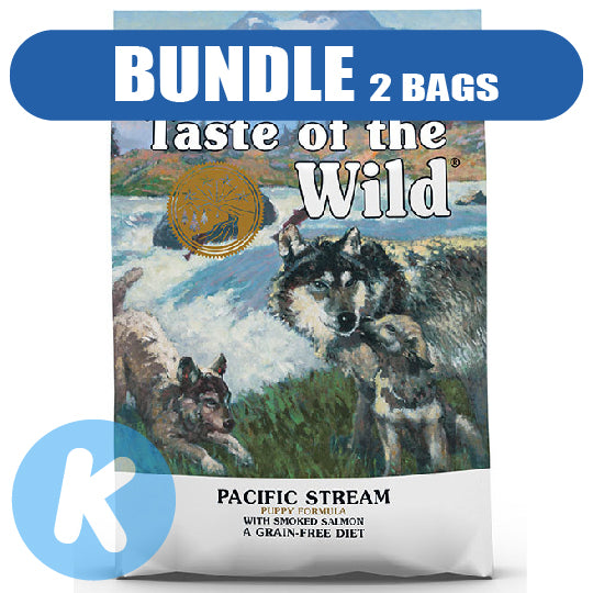 Taste of the Wild Canine Pacific Stream Puppy Smoked Salmon Dry PUPPY Food 12.2kg