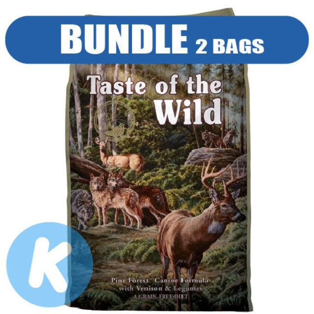 Taste Of The Wild Canine Pine Forest Venison Dry Dog Food 2kg