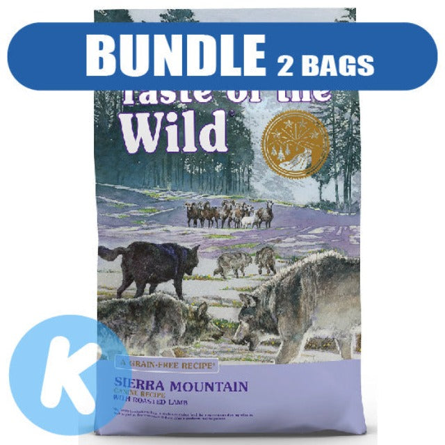 Taste Of The Wild Canine Sierra Mountain Roasted Lamb Dry Dog Food 2kg