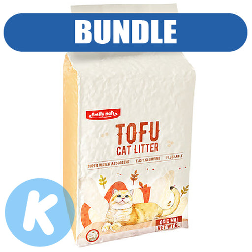 Emily Pets Tofu Cat Litter Original 6L X6