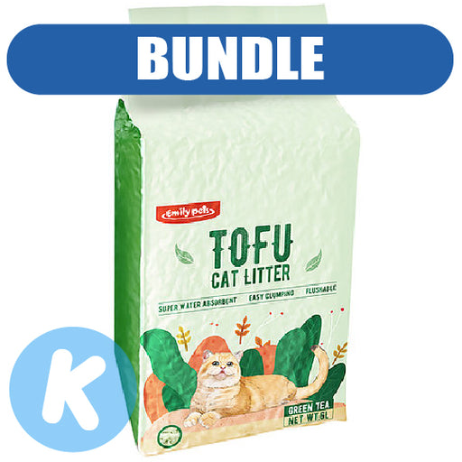 Emily Pets Tofu Cat Litter Green Tea 6L X6