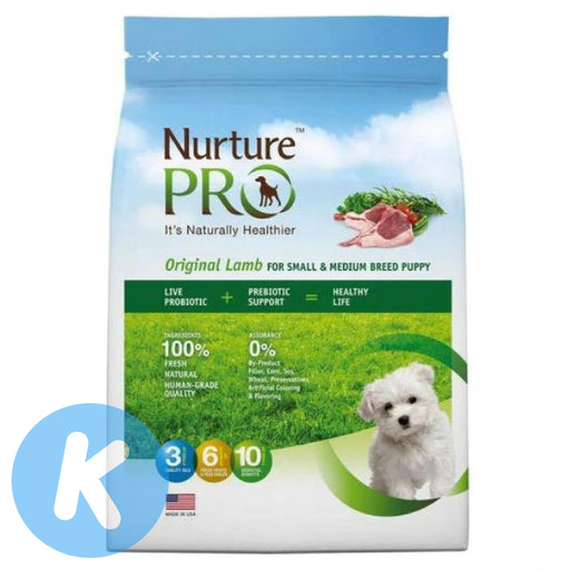 Nurture Pro Original Lamb For Small & Medium Breed Puppy Dry Dog Food 4lbs