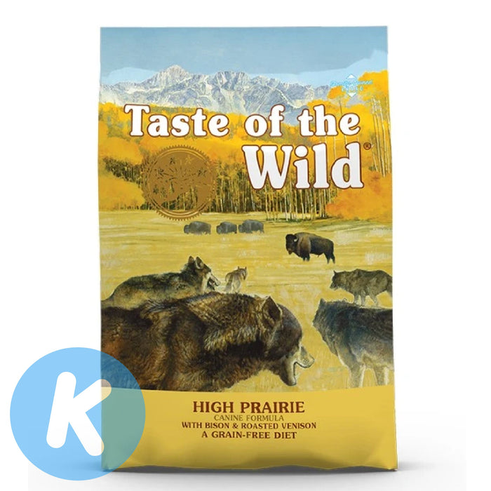 Taste of the Wild - High Prairie Recipe with Roasted Bison & Roasted Venison Canine Dry Dog Food 2kg