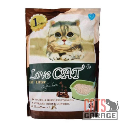 Love Cat® COFFEE BEAN Cat Tofu Litter 6L