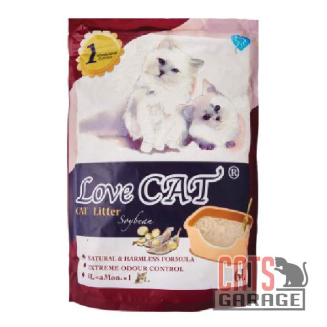 Love Cat® SOY BEAN Cat Tofu Litter 6L